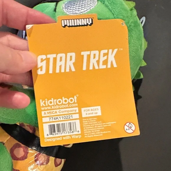 Plush Green Reptile Stuffed Animal - Picture 2 of 4